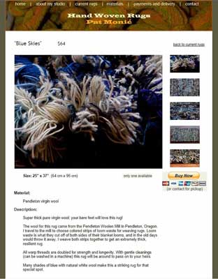 details page of www.hand-woven-rugs.com